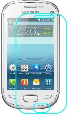 DARSHILGOLBE Edge To Edge Tempered Glass for Samsung Star 3 Duos(Pack of 1)