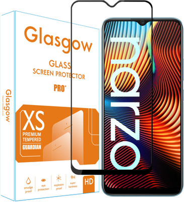 Glasgow Edge To Edge Tempered Glass for Realme Narzo 20(Pack of 1)