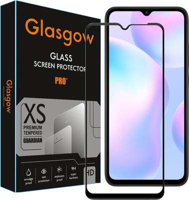 Glasgow Edge To Edge Tempered Glass for Mi Redmi 9(Pack of 1)