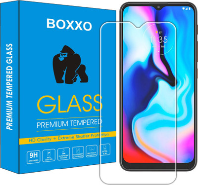 Boxxo Tempered Glass Guard for Motorola Moto E7 Plus(Pack of 1)