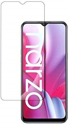 AKSHUD Tempered Glass Guard for Realme Narzo 50A(Pack of 1)