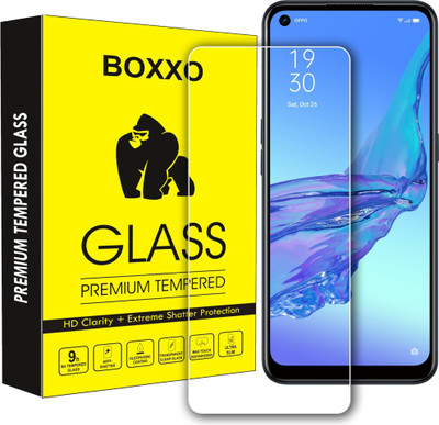 Boxxo Tempered Glass Guard for Oppo A74 5G(Pack of 1)