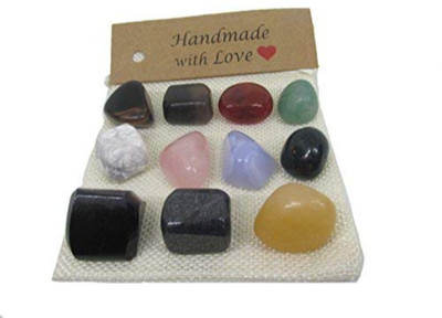 Plus Value 7D1MV286 Polished Asymmetrical Crystal Stone(Multicolor 250 g)