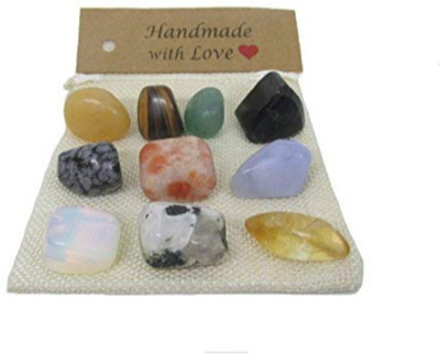 Plus Value 7D1N95TB Polished Asymmetrical Crystal Stone(Multicolor 300 g)