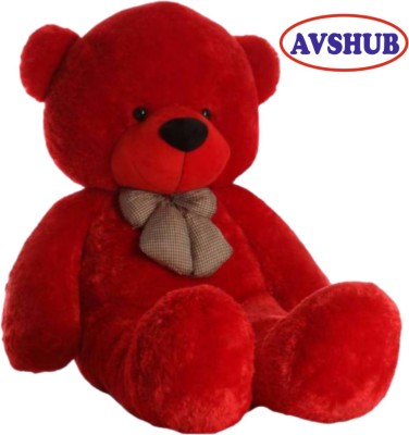 AVSHUB 3 Feet Stuffed Spongy Hugable Imported Teddy Bear (Super Quality) Special For Gift  - 91 cm(Red)