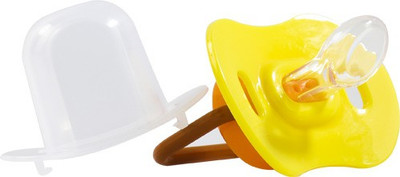 ninio Baby Pacifier Pack of 2 Yellow Soother(Yellow)