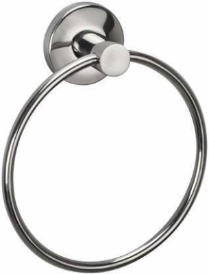 LABATHWAYS Stainless Steel Towel Ring Bathroom Towel Holder - Towel Hanger with Chrome Finish Silver Towel Holder(Stainless Steel)