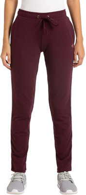 JOCKEY Solid Women Maroon Track Pants