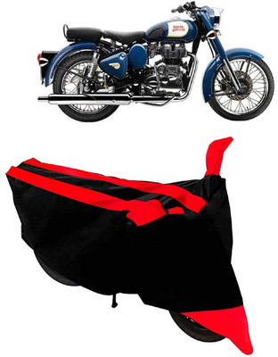 FabAuto Waterproof Two Wheeler Cover for Royal Enfield(Classic 350, Multicolor)