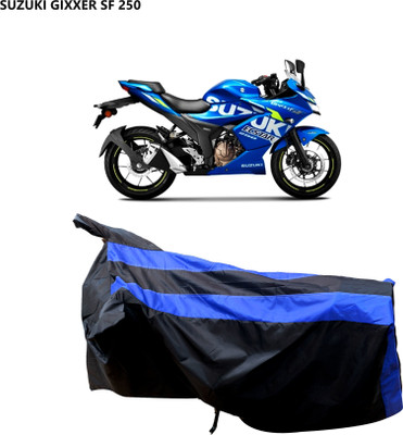 sonu flooring Two Wheeler Cover for Suzuki(Gixxer SF, Blue, Red)