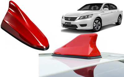 Auto Kite Red Shark Fin Replacement Signal (AM/FM)Receiver Antenna For Accord Hidden Vehicle Antenna