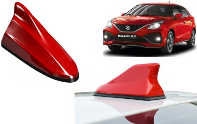 Auto Kite Red Shark Fin Replacement Signal (AM/FM)Receiver Antenna For Baleno RS 2019 Hidden Vehicle Antenna