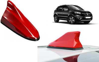Auto Kite Red Shark Fin Replacement Signal (AM/FM)Receiver Antenna For Koleos Hidden Vehicle Antenna