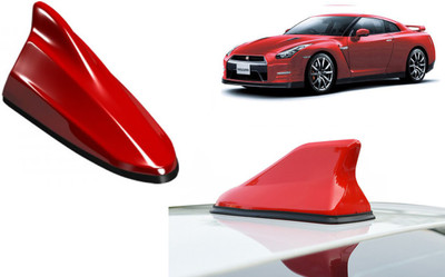 Auto Kite Red Shark Fin Replacement Signal (AM/FM)Receiver Antenna For GT-R Hidden Vehicle Antenna