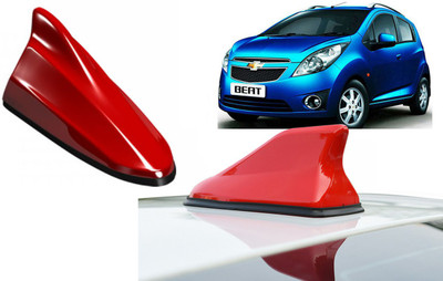 Auto Kite Red Shark Fin Replacement Signal (AM/FM)Receiver Antenna For Beat Type-1 Hidden Vehicle Antenna