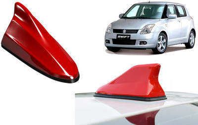 Auto Kite Red Shark Fin Replacement Signal (AM/FM)Receiver Antenna For Swift Type -1 Hidden Vehicle Antenna
