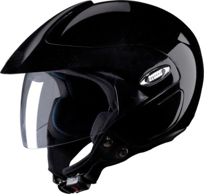 STUDDS MARSHALL OPEN FACE -L Motorsports Helmet(Black)