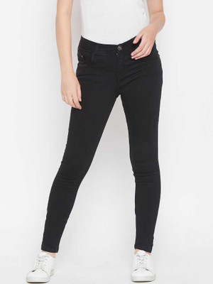 Drewin Slim Women Black Jeans