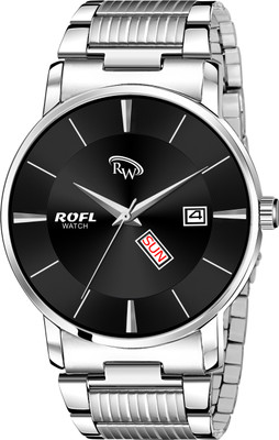 rofl Classy Premimum Day And Calender Classy Analog Watch - For Men