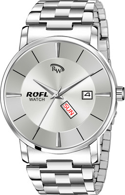 rofl Classy Premimum Day And Calender Classy Analog Watch - For Men