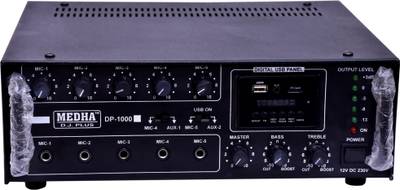 MEDHA D.J. PLUS Professional 100 Watt P.A. Amplifier With Digital Media Player 100 W AV Power Amplifier
