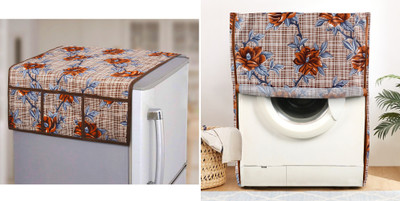 E-Retailer Front Loading Washing Machine  Cover(Width: 58 cm, Multicolor)