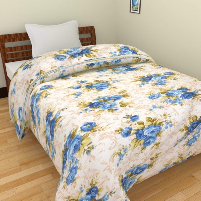 AQRate Printed Double Dohar for  AC Room(Poly Cotton, Multicolor)