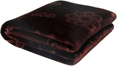 Swikon star Floral Double Mink Blanket for  Heavy Winter(Polyester, Multicolor)