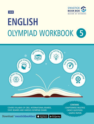 SBB English Olympiad Workbook - Class 5(Perfect Binding, Swastick Book Box)