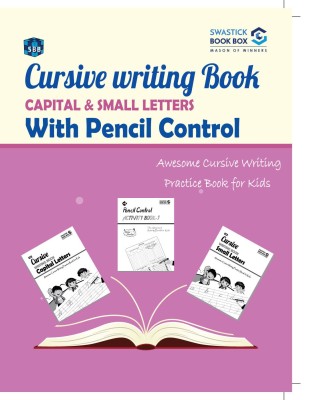 Sbb Cursive Writing Book Capital and Small Letters with Pencil Control(English, Paperback, Box Swastick Book)