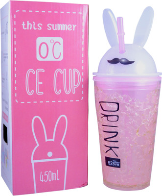 RIGHT SEARCH 450 ml Plastic Sipper(Pack of 1, Pink, White)