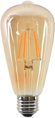 Prop It Up 4 W Basic Decorative E27 LED Bulb(Yellow)