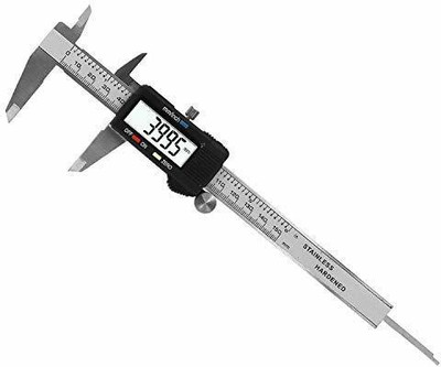 Betlex Digital Vernier Caliper with Storage Box Case Vernier Caliper Electronic Digital Vernier Caliper with Extra Large LCD Screen Paquimetro Micrometer With Box, 150mm (0 - 6 Inches) Metric or Imperial Dual Reading, Fine Adistment Roller, Hardened Stainless Steel, Four Measurement Functions, Inch/