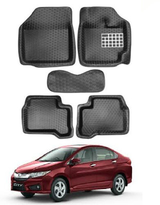 AYW PVC 5D Mat For  Honda City i-Dtec(Black)