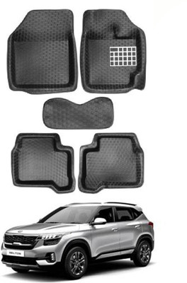 AYW PVC 5D Mat For  Kia Seltos(Black)