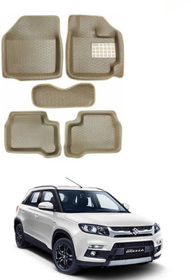 AYW PVC 5D Mat For  Maruti Suzuki Vitara Brezza(Beige)