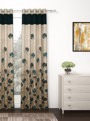 16% OFF on Story@Home 215 cm (7 ft) Jacquard Door Curtain Single Curtain(Floral, Green) 16% OFF on Story@Home 215 cm (7 ft) Jacquard Door Curtain Single Curtain(Floral, Green)