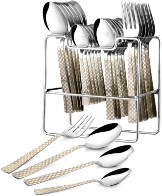 Prateek Kitchenware Stainless Steel Cutlery Set(Pack of 1)