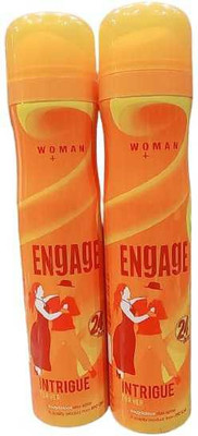 Engage IN_TR_I_G_U_E Body Spray  -  For Women(300 ml, Pack of 2)