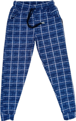 IndiWeaves Track Pant For Boys(Blue, Pack of 1)