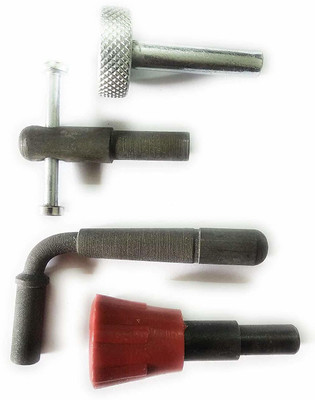 gizmo 4 Pieces Multi-Vehicle Tappet Setting Key Square Hole Key Tools for Motorbikes Lever Tool(14 cm)