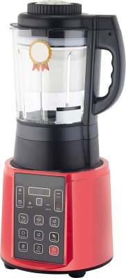 BMS Lifestyle by BMS Lifestyle Digital Electric Kitchen Blender - Professional 1.7 Liter Capacity Home Food Processor Compact Blender for Shakes and Smoothies w/ Pulse Blend, Timer, Adjustable Speed juicer 1000 Juicer Mixer Grinder (1 Jar, Red)