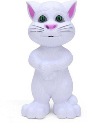 SNM97 Intelligent Touch Musical Recording Talking cat (White)(White)