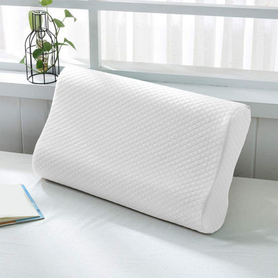 MSKS Memory Foam Geometric Orthopaedic Pillow Pack of 1(White)