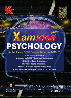 Xam Idea Psychology For Class 12 - CBSE - Examination (2020-21) [Paperback] Editorial Board(Paperback, PROVIDE IN HEADLINE)