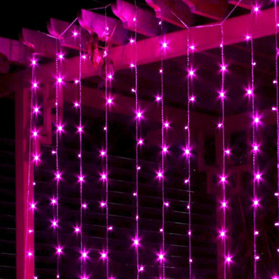 METTSTONE 65 LEDs 9.91 m Pink Flickering String Rice Lights(Pack of 1)