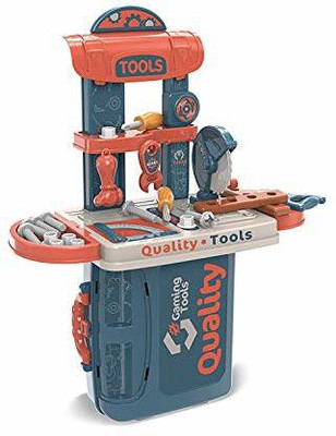Akshit Bring Along Kids Junior Builder Tools Suitcas | Pretend Play Set Toys for Kids