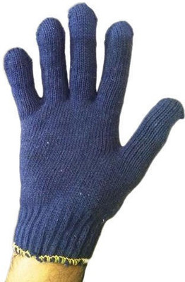 Angira knitted cotton hand gloves 10 pair Kevlar  Safety Gloves(Pack of 20)