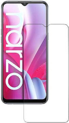 GLOBALCASE Edge To Edge Tempered Glass for REALME NARZO 20A(Pack of 1)