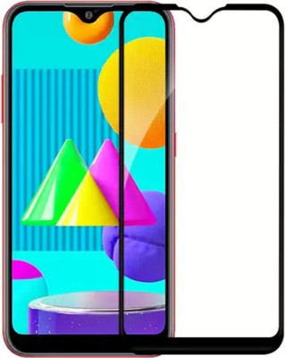 ELEF Edge To Edge Tempered Glass for Samsung Galaxy M01s 11D Gorilla Tempered Glass Full Screen Covrage 9H Hardness(Pack of 1)